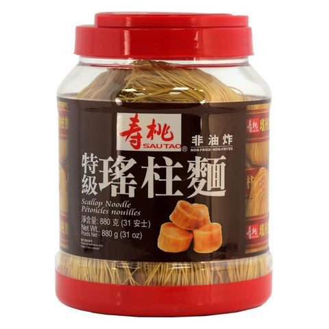 Sautao Scallop Noodle 31 Oz (880 g) - 寿桃非油炸特級瑤柱面 31 Oz (880 g) - CoCo Island Mart