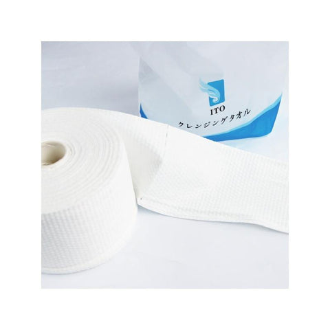 ITO ITO Cleansing Face Towel, Makeup Remover Tissue, Disposable Face Towel For Sensitive Skin and Baby, Dry and Wet Use 80 Pcs - 日本ITO 珍珠纹耐用不掉屑 日本美容院专用柔肤洁面巾 80枚 - CoCo Island Mart