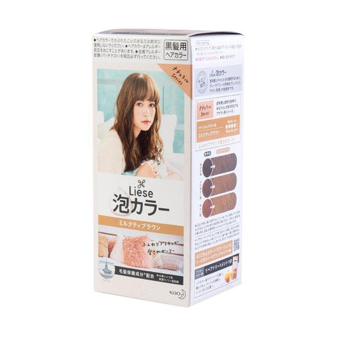 KAO-LIESE PRETTIA Hair Dye Milk Tea Brown Color - CoCo Island Mart