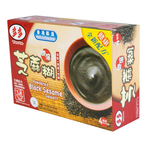 Torto Instant Black Sesame Sesame Dessert 5.6 Oz (160 g) - 多多牌艺蔴糊 - CoCo Island Mart