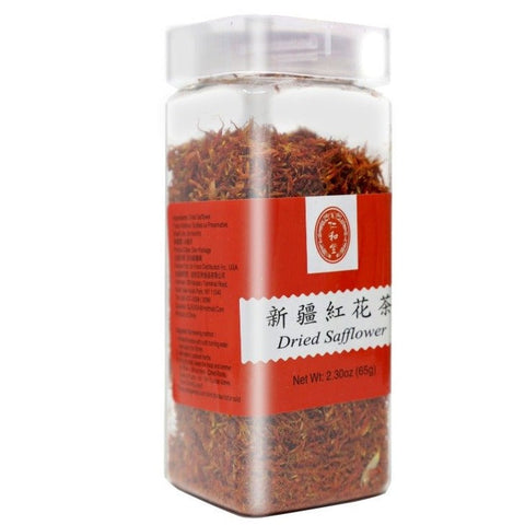 Ren He Tang Dried Safflower Chinese Herbal Flower Tea Decaffeinated Loose Leaf Tea 2.3 Oz (65 g)
