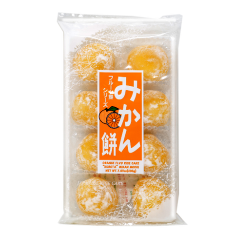 Japanese Fruit Mochi Orange "Kubota" Mikan Daifuku Sweet Rice Cake 7.05 Oz (200 g)