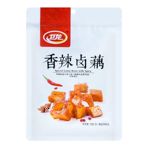 WEILONG Ready To Eat Spicy Lotus Root Snack 6.35 Oz (180 g) - 卫龙香辣卤藕