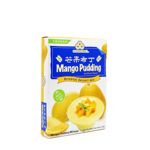 Golden Coins Mango Flavor Pudding Mix 4.5 Oz (127 g) - 美国金币 芒果布丁 - CoCo Island Mart
