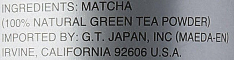 Maeda-en Matcha Green Tea Powder - Culinary Quality 1.0 Oz (28 g) - CoCo Island Mart