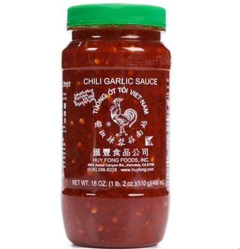 Huy Fong Chili Garlic Sauce (Tuong Ot Toi Viet Nam) 18 Oz (510 g) Jar