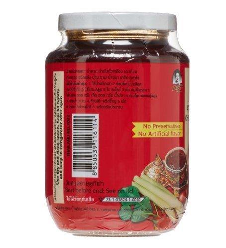 Maesri Chili Paste in Soybean Oil | Namprik Pao 16 Oz (450 g) - CoCo Island Mart