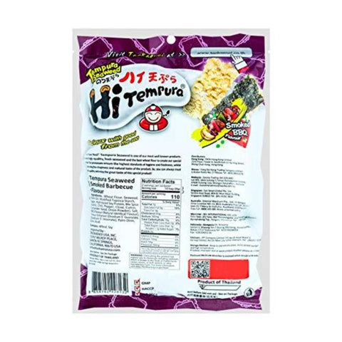 Taokaenoi Tempura Seaweed Snack Smoked BBQ Flavor 1.41 Oz (40 g) - Fried Seaweed Snack