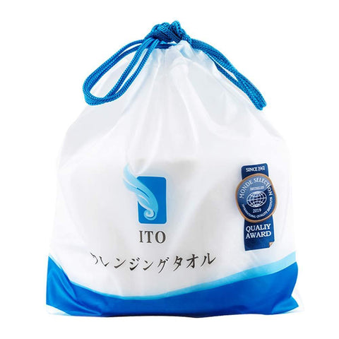 ITO ITO Cleansing Face Towel, Makeup Remover Tissue, Disposable Face Towel For Sensitive Skin and Baby, Dry and Wet Use 80 Pcs - 日本ITO 珍珠纹耐用不掉屑 日本美容院专用柔肤洁面巾 80枚 - CoCo Island Mart