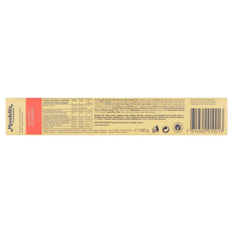 Toblerone Swiss Milk Chocolate With Honey and Almond Nougat Set of 6 Bars 21.1 OZ (600 g) - CoCo Island Mart