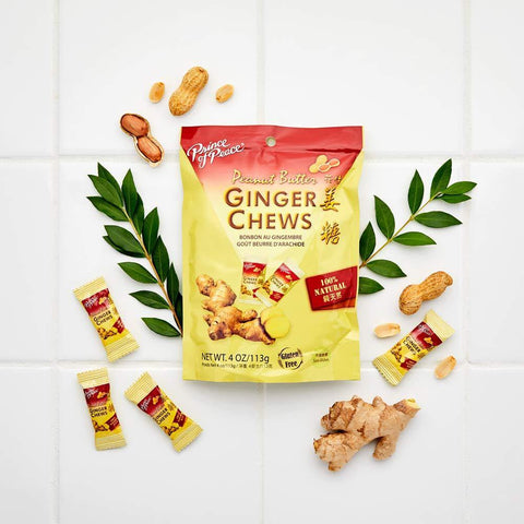 Prince of Peace Ginger Candy (Chews) with Peanut Butter 4 Oz (113 g) - CoCo Island Mart