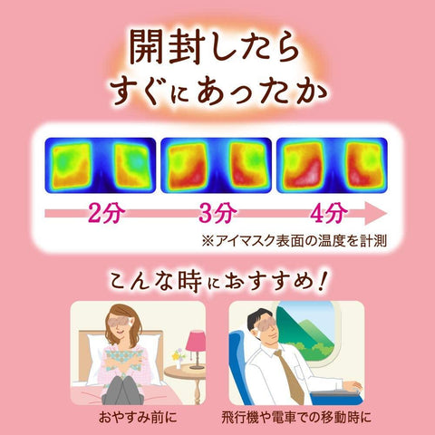 KAO MEGURISM Health Care Steam Warm Eye Mask No Fragrance - 12 Sheets - CoCo Island Mart