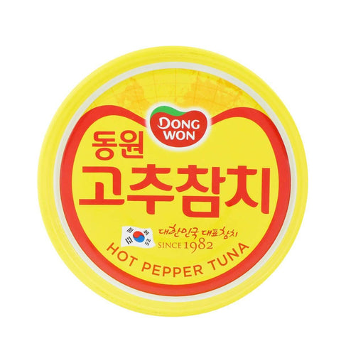 Dongwon Light Tuna with Hot Pepper Sauce 5.3 Oz (150 g) - CoCo Island Mart