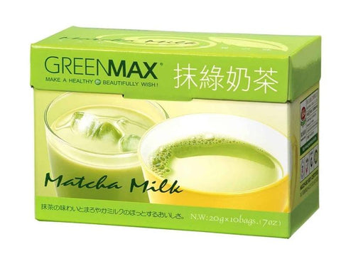 GreenMax Matcha Milk Tea 7.1 Oz - 马玉山抹茶奶茶