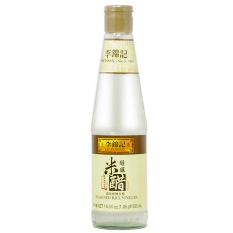 LEE KUM KEE Seasoned Rice Vinegar 16.9 FL Oz (500 mL)
