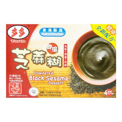 Torto Instant Black Sesame Sesame Dessert 5.6 Oz (160 g) - 多多牌艺蔴糊 - CoCo Island Mart