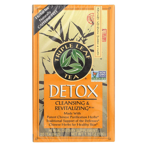 Triple Leaf Detox Tea 20 Tea Bags 1.16 Oz (33 g)