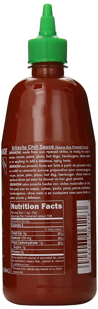 Huy Fong Sriracha Hot Chili Sauce 28 Oz (793 g)