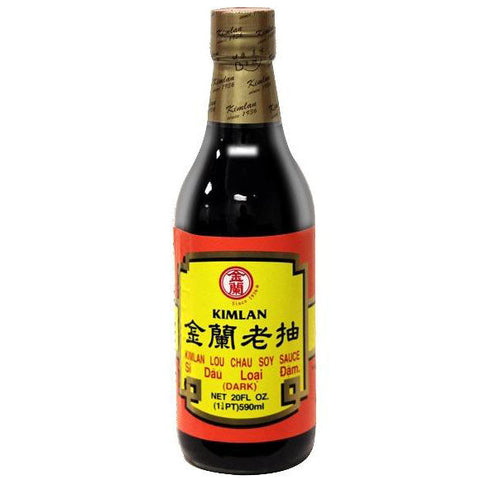 Kimlan Lou Chau Dark Soy Sauce 20 FL Oz (590 mL)