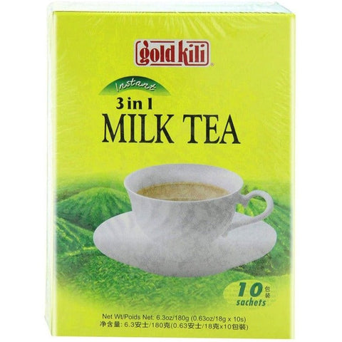 Gold Kili Instant 3 in 1 Milk Tea 10 sachets 6.3 Oz (180 g)