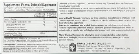 Prince of Peace Red Panax Ginseng Extract Ultra Strength 30 Bottles 10.2 FL Oz