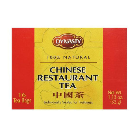 Dynasty 100% Natural Chinese Restaurant Tea 16 Tea Bags 1.13 Oz (32 g)