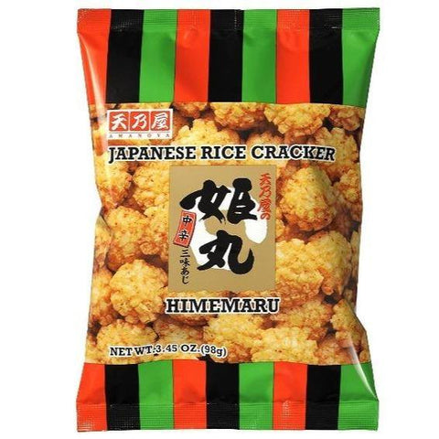 Amanoya Japanese Rice Cracker Himemaru 3.45 Oz (98 g) - CoCo Island Mart