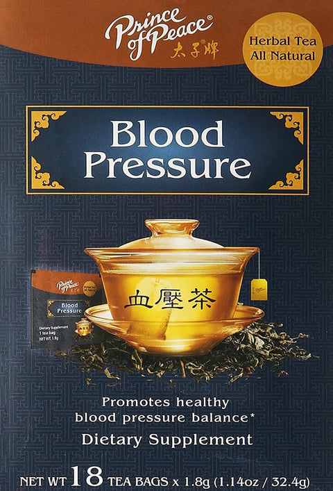 Prince of Peace Blood Pressure Herbal Tea 18 Tea Bags X 1.8 g (1.14 Oz/32.4 g)