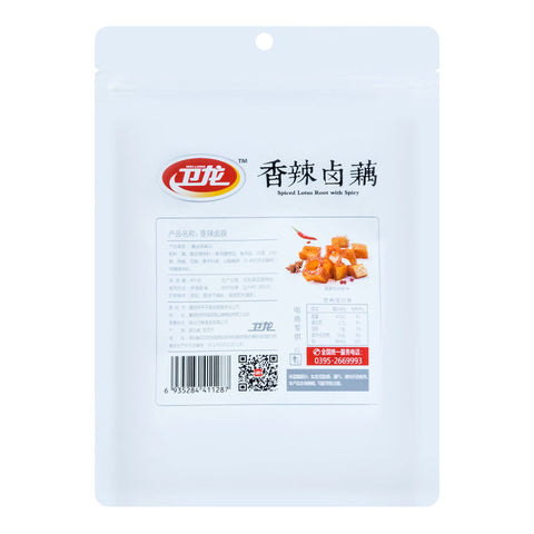 WEILONG Ready To Eat Spicy Lotus Root Snack 6.35 Oz (180 g) - 卫龙香辣卤藕