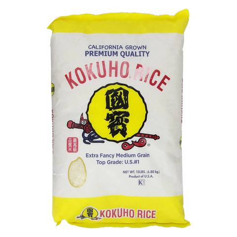 KOHUKO RICE Extra Fancy Medium Grain 15LBS