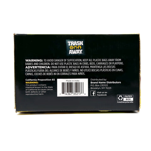 Trash Away Drawstring Trash Tall Kitchen Lemon Scent up to 13 gallons white 63 Count
