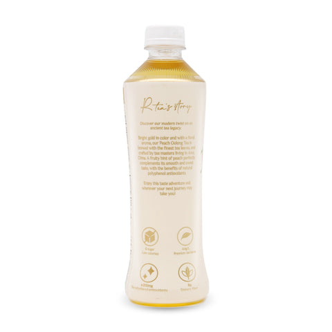 Genki Forest Peach Oolong Flavor 16.9 Fl Oz (500 mL)