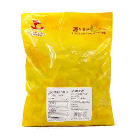Dried Liquorice Root Slice 16 Oz (454 g)
