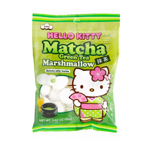 Eiwa Matcha Green Tea filled in Sweet Marshmallow Hello Kitty 2.8 Oz (80 g)