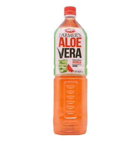 OKF farmer's Aloe Vera Watermelon Flavor 50.7 Fl Oz (1.5 L)