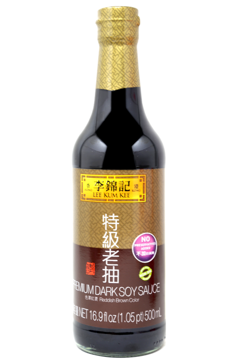 LEE KUM KEE Premium Dark Soy Sauce 16.9 FL Oz (1.05 pt) 500 mL