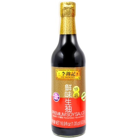 LEE KUM KEE Premium Soy Sauce 16.9 Oz (1.05 pt) 500 mL