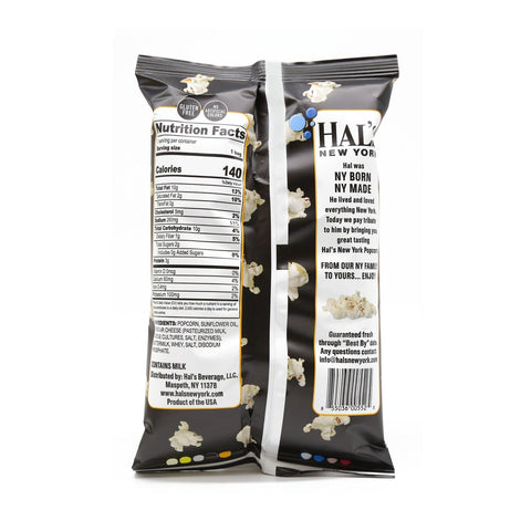 Hal's New York Popcorn White Cheddar Flavor 0.90 Oz (25.5 g)