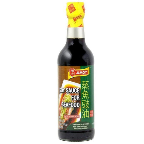 Amoy Soy Sauce for Seafood 16.9 FL OZ (500 mL) - CoCo Island Mart