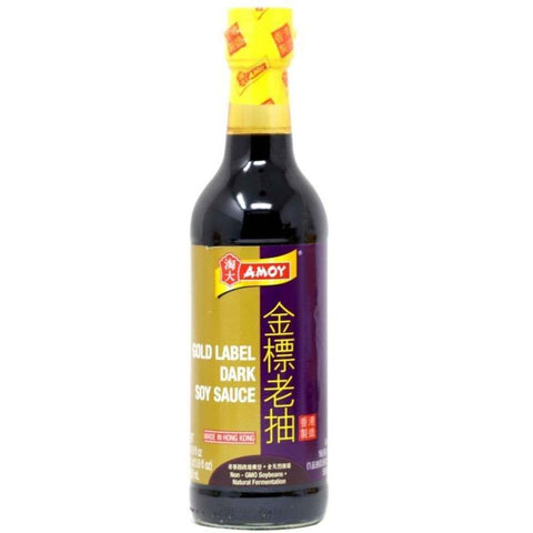 Amoy Dark Soy Sauce 16.9 Oz (500 mL) - 淘大金標老抽 - CoCo Island Mart