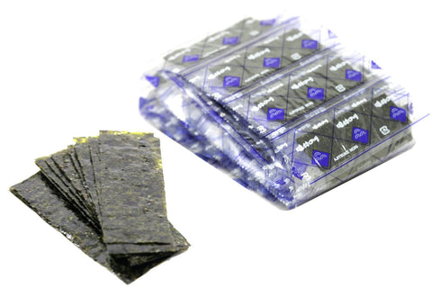 Japanese Ajinori Dried Layer Seaweed Akitsuya Sheets Snacks 3pcs x 100 - 2.6 Oz 味付原味海苔 3 x 100pcs