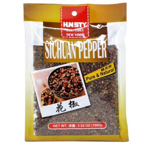 Hunsty Pure & Natural Sichuan Pepper 3.52 Oz (100 g) - Szechuan Pepper | 花椒