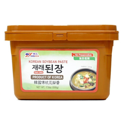 HanAsia Doen-Jang Korean Soybean Paste 17.6 Oz (500 g)