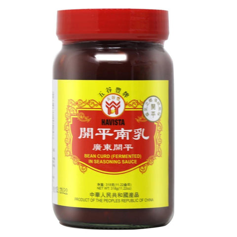 Havista Fermented Bean Curd in Seasoning Sauce 11.22 Oz (318 g) - 五谷丰牌广东开平南乳 - CoCo Island Mart