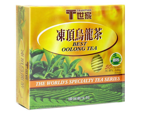 TRADITION Best Oolong Tea 50 Tea Bags 3.5 Oz (100 g) - 世家涷顶乌龙茶 - CoCo Island Mart