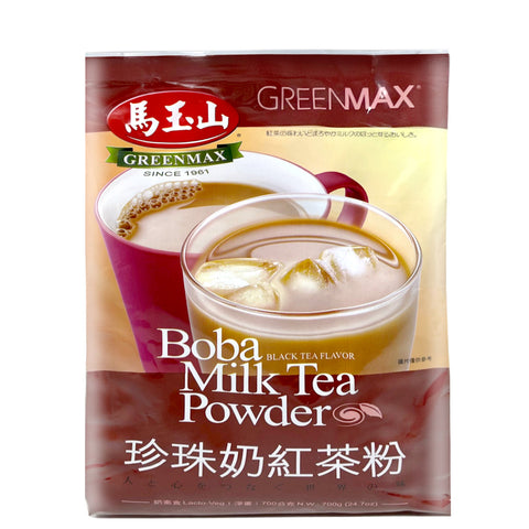 GreenMax Black Bubble Tea,  Boba Milk Tea Powder Black Tea Flavor 24.7 Oz (700 g)