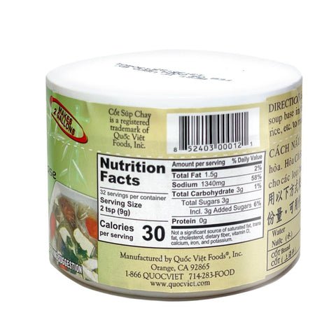 Quoc Viet Cot Su Chay Vegetarian Soup Base 10 Oz (283 g)