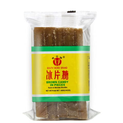 South Word Brown Candy In Pieces 14 Oz (400 g) - 南字牌 冰片糖 400克