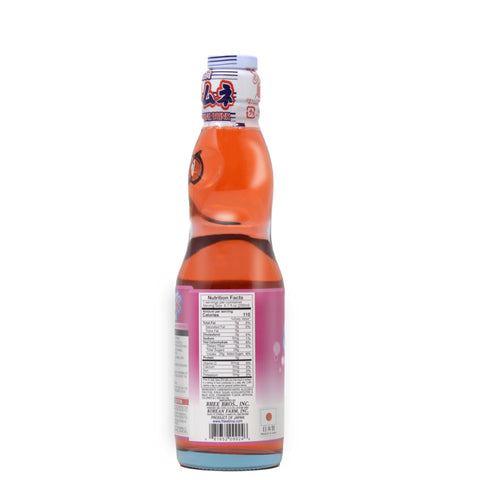 Hana Ramune Carbonated Soft Drink Strawberry Flavor 6.7 FL Oz (200 mL)