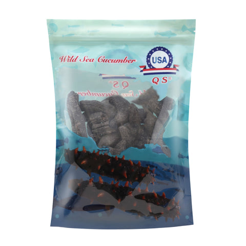 QS Chile Dried Sea Cucumber 1 LB -智利海参